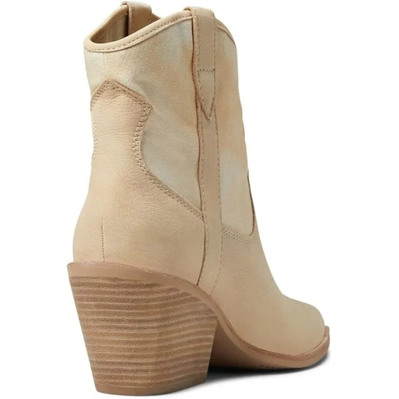 Dolce Vita Women's Nashe Western Bootie in Vanilla Nubuck. Sz: 9.5 - Picture 4 of 13